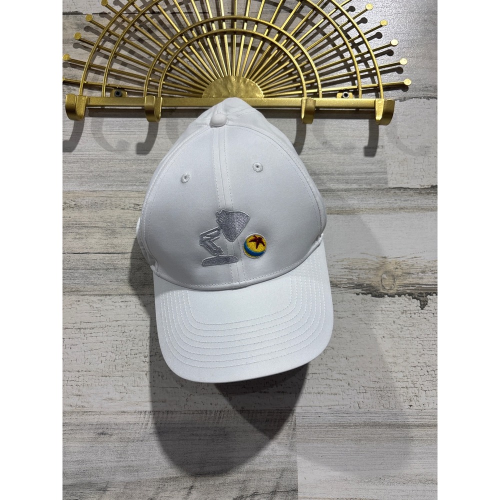 Nike Club Cap Hat Women M/L White Disney Pixar Luxo Lamp Ball Disneycore EUC